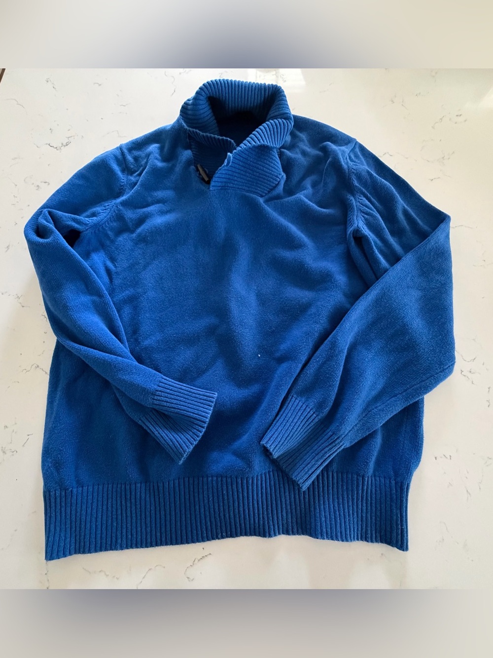 Sean John Men's Royal Blue Turtleneck Sweater